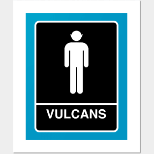 STAR TREK - Bathroom sign Posters and Art